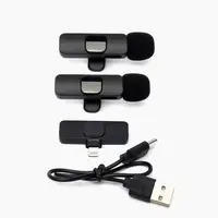 Петличный микрофон 2шт беспроводной с шумоподавлением lightning, петличка для iPhone